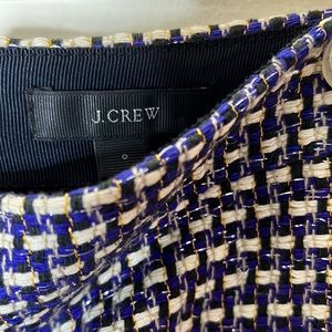 J Crew Tweed Metallic Mini Skirt
